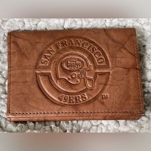 San Francisco 49ers Brown Leather Wallet